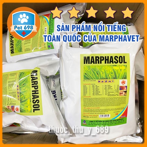 [THẢO DƯỢC] MARPHASOL THẢO DƯỢC 1kg Bồi bổ cơ thể, cung cấp vita min tổng hợp và khoáng chất cho vật nuôi, gia cầm