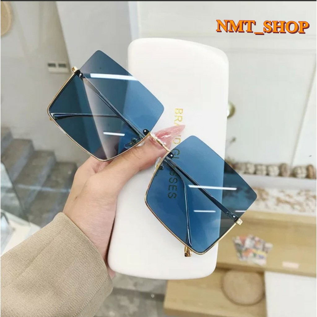 Kính râm nữ, Kính đi biển 2021 Phong cách HÀN QUỐC, Kính mát gọng vuông VIDEO+ẢNH THẬT [ FREESHIP] | BigBuy360 - bigbuy360.vn