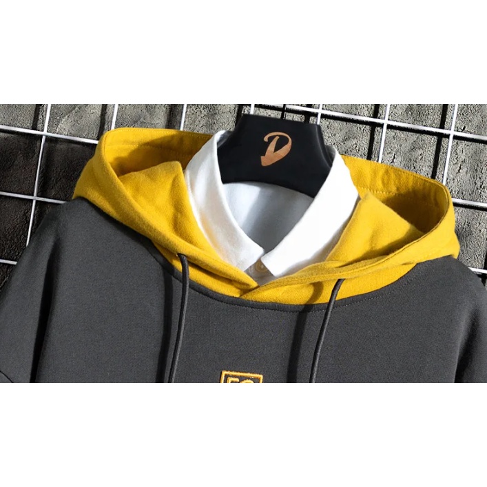 Áo Hoodie Dài Tay Có Túi Thêu Chữ Thời Trang Thu Đông Mới Cho Nam