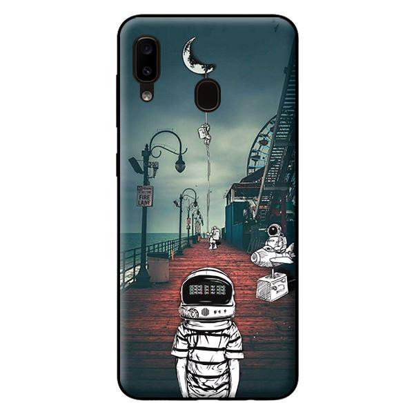 Ốp Lưng Samsung A20 - Vũ Trụ Mặt Trăng