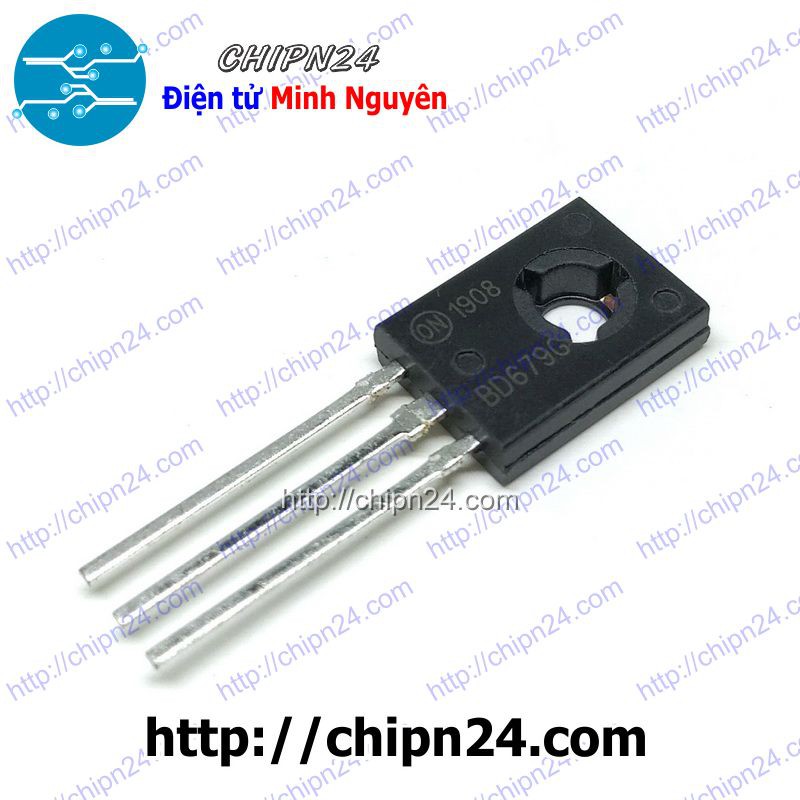 [2 CON] (KT1) Transistor BD679 TO-126 NPN 4A 80V (Darlington) (D679 679)