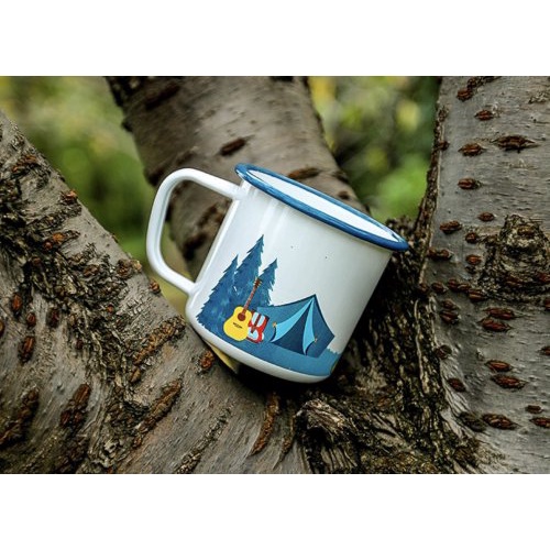 LY TRÁNG MEN EMAYE KUPA 270ML- họa tiết ngẫu nhiên