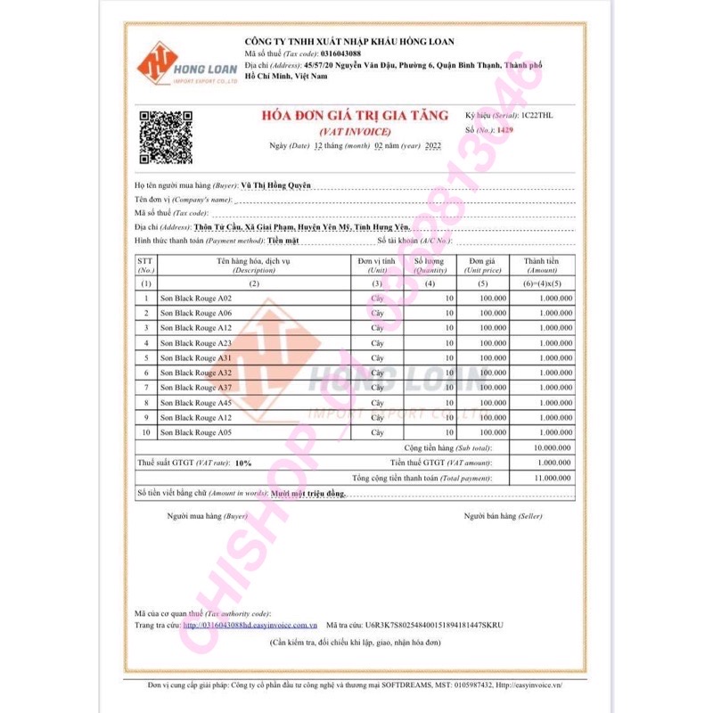 SON KEM LÌ BBA chuẩn HÀN QUỐC