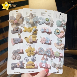 Set Kẹp Tóc Dễ Thương Cho Bé Gái