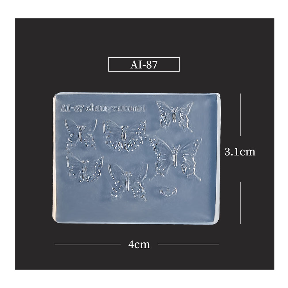 [Hàng mới về] Khuôn mẫu làm móng nghệ thuật 3D bằng silicone