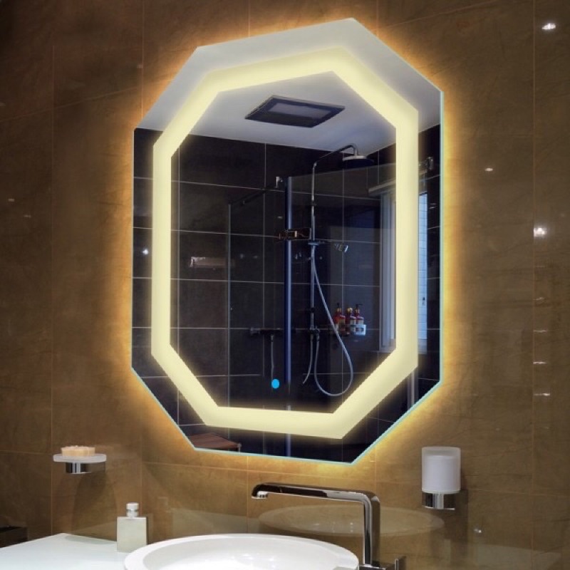 Gương nhà tắm LED cảm ứng kích thước 500x700