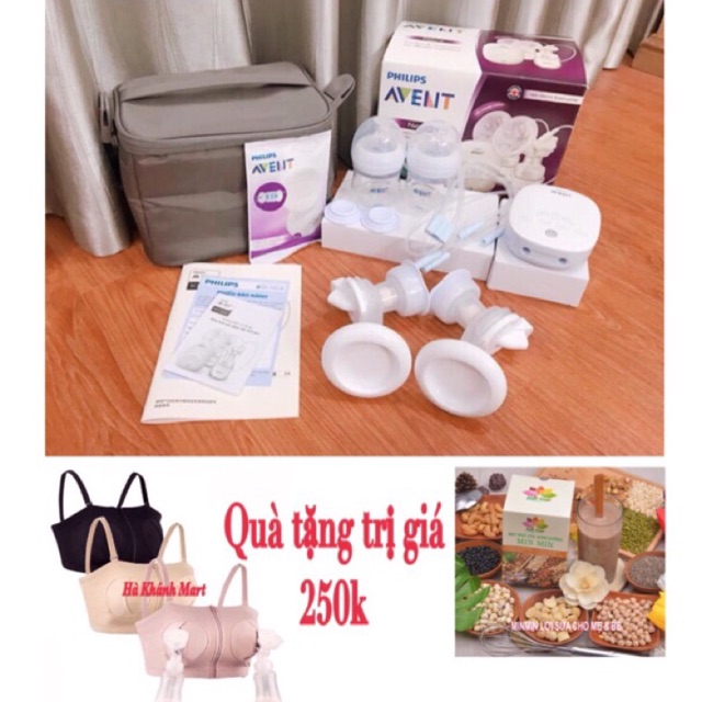 [Mã MKBCBEYEU1T2 giảm 70K đơn 1200K] Máy Hút Sữa Điện Đôi Avent Hoa Tuyết - Hàng Chính Hãng Săn Sale