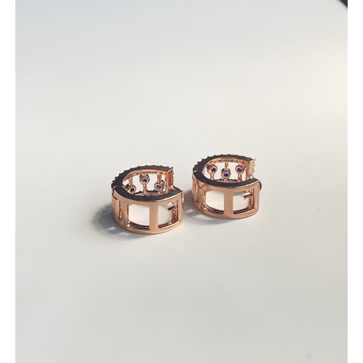 Hoa tai, bông tai hàn quốc, đá xanh xinh