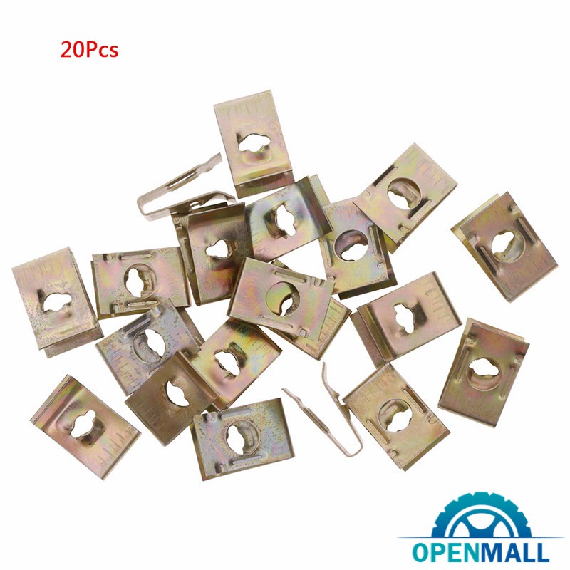 Set 20 kẹp hình chữ U cố định dây cáp gắn cửa ô tô chuyên dụng tiện lợi