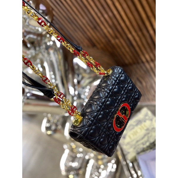 Túi xách diỏr caro chất da thật hàng order trung