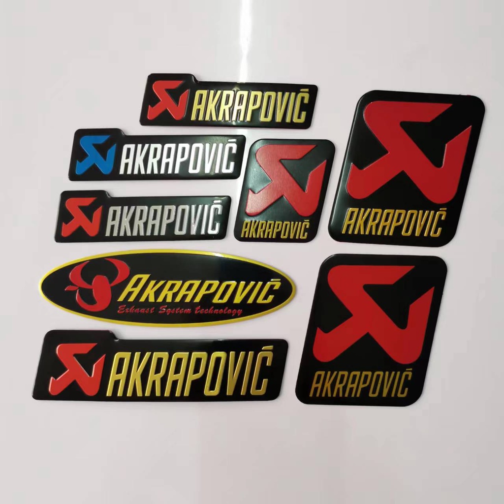 Miếng Dán Trang Trí Ống Xả Xe Máy Bằng Kim Loại Nhôm Cách Nhiệt