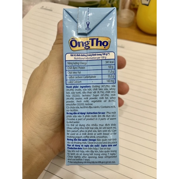Sữa đặc Ông Thọ hộp giấy 380g