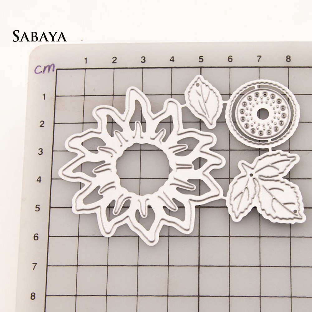 Khuôn Cắt Giấy Kim Loại Tạo Hình Hoa Hướng Dương