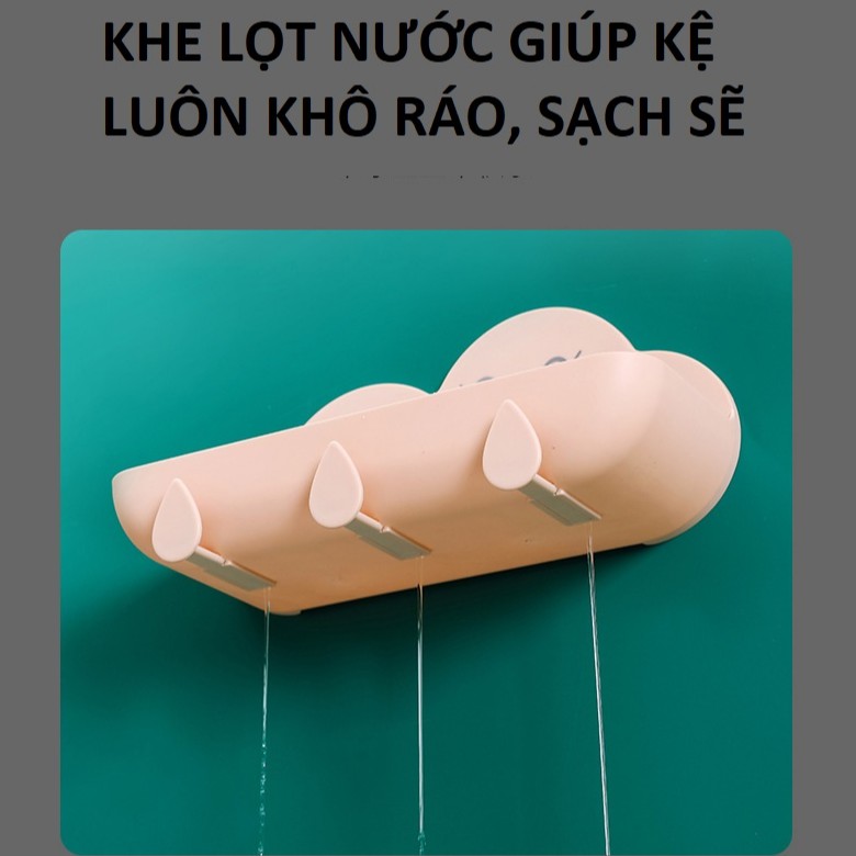 Kệ để đồ nhà tắm hình đám mây dễ thương siêu chắc chắn
