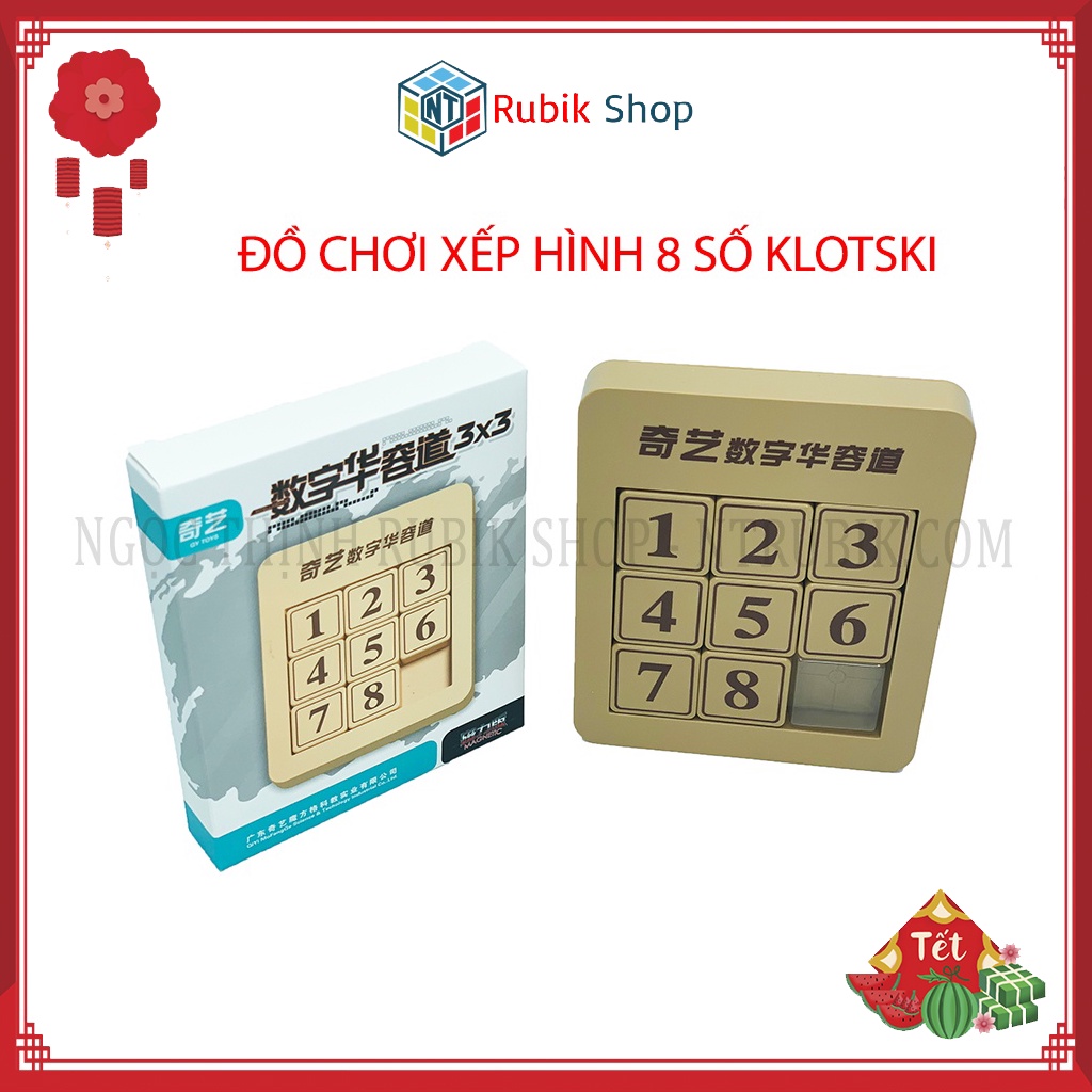 Đồ chơi xếp hình trí tuệ dạng trượt 8 số klotski từ QiYi