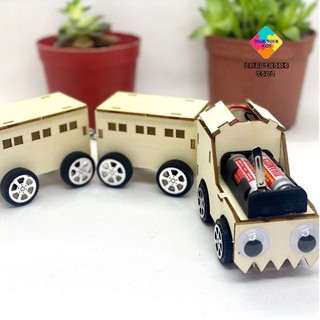 Đồ Chơi Lắp Ghép - Đồ Chơi Gỗ Thông Minh Cho Bé, Tàu Hỏa Tự Lắp Ghép Bằng Gỗ Chạy Pin SmartHome Toys