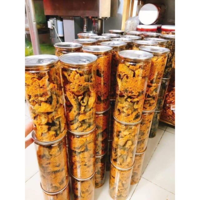 Da Cá Sấy Trứng Muối Tặng Kèm Tương Ớt Da Cá Nhà Chiên Cực Giòn Ngậy, Ăn Là Nghiền Hũ 250g - Đồ Ăn Vặt Nhà Làm | BigBuy360 - bigbuy360.vn