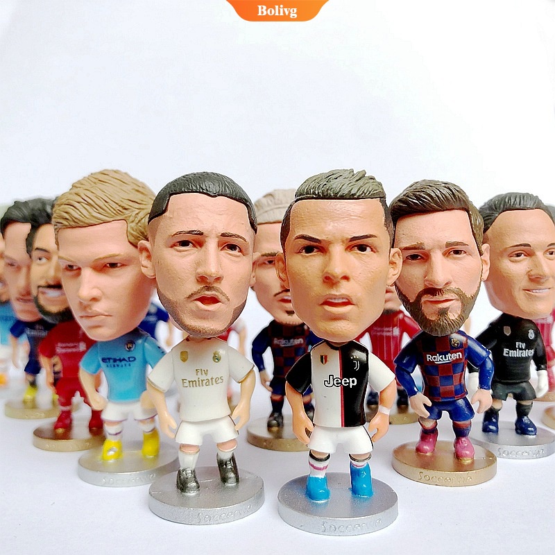 Mô hình búp bê cầu thủ bóng đá Messi Ronaldo Neymar Real Madrid làm quà tặng sinh nhật cho bé