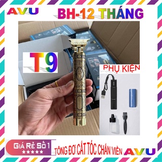 Tông đơ cắt tóc , dụng cụ cắt tóc, chấn viền cao cấp vintage model t9