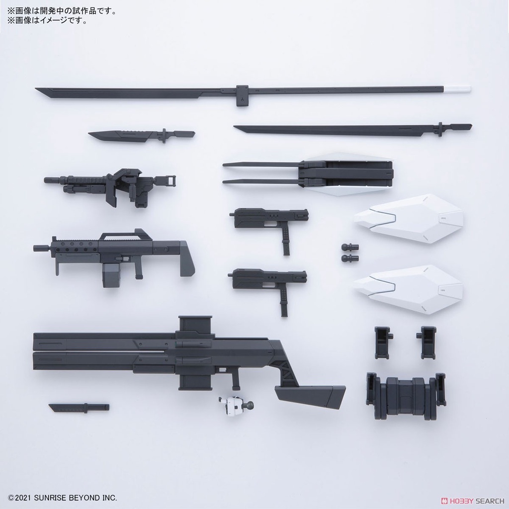 Mô Hình Lắp Ráp HG AMAIM Warrior at the Borderline Weapon Set 1/72 Kyoukai Senki Bandai Đồ Chơi Anime Nhật