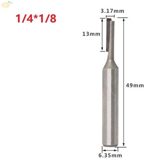Mũi phay vonfram cacbua thẳng 1/4 inch