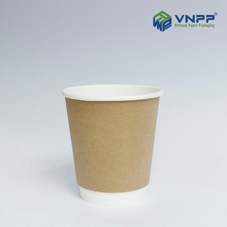 Cốc/ly giấy kraft 2 lớp 10oz - 300ml