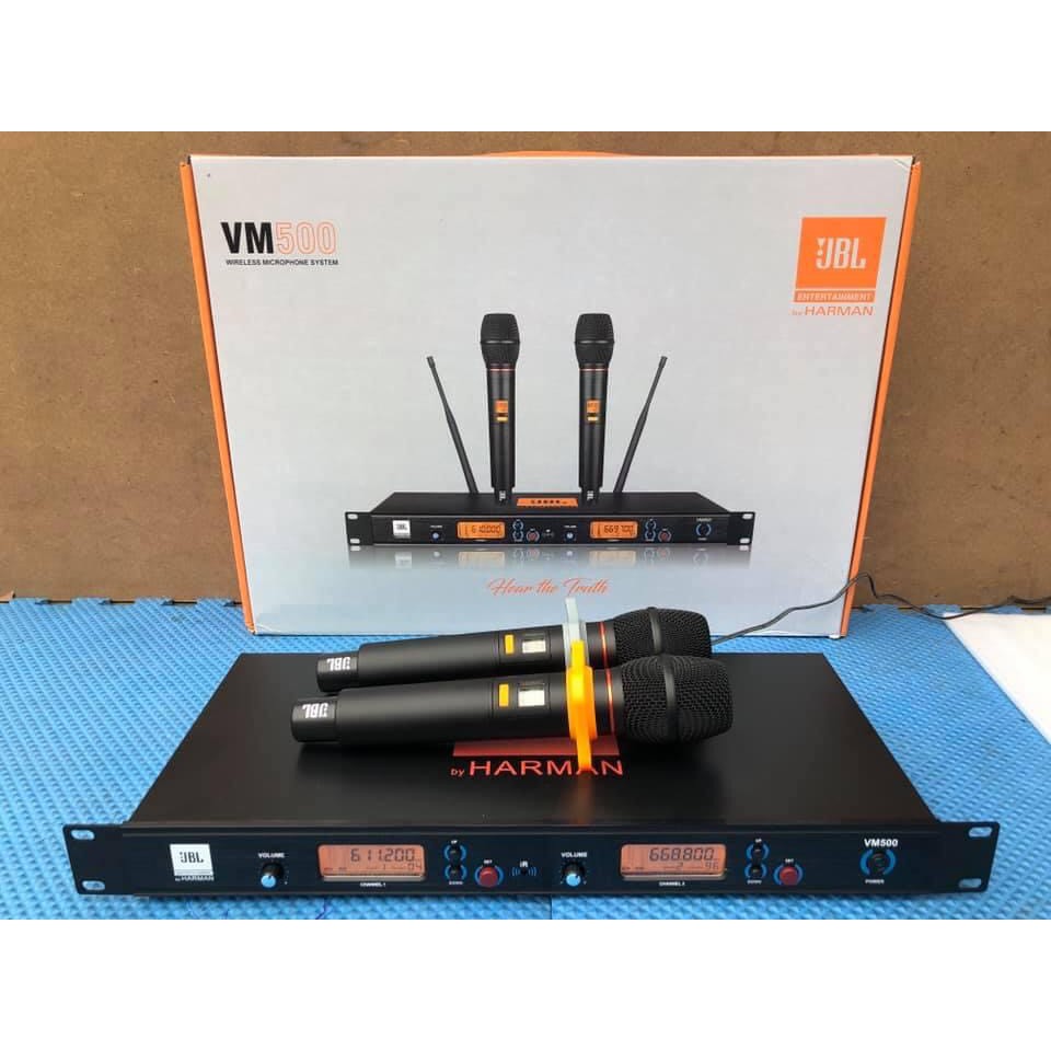 Micro không dây JBL VM500 phiên bản 2021 có TỰ NGẮT và CẢM BIẾN GIA TỐC