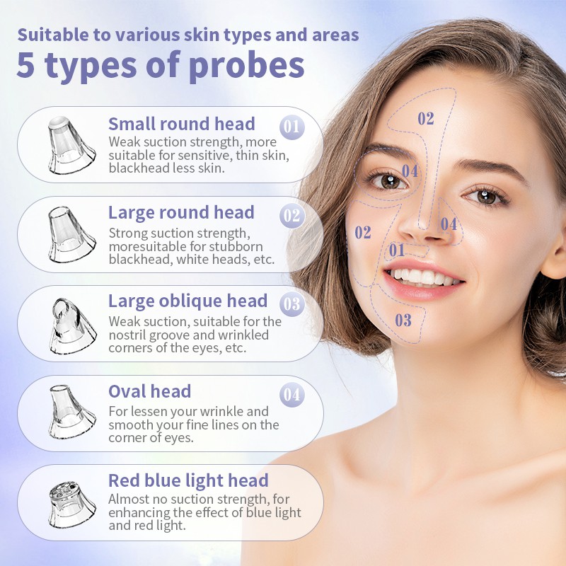 [Mã FMCGMALL - 8% đơn 250K] Máy hút loại bỏ mụn đầu đen ANLAN chống nước làm sạch da mặt | BigBuy360 - bigbuy360.vn