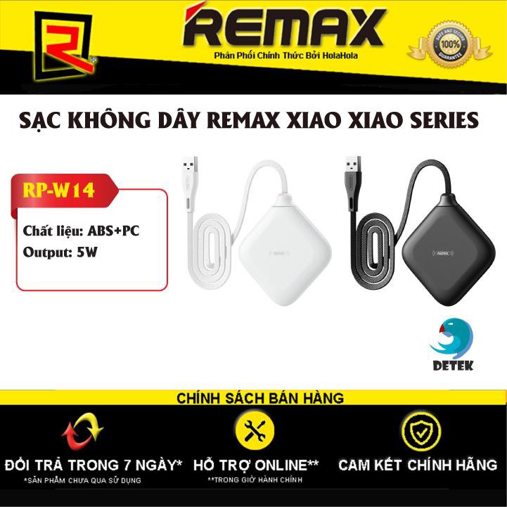 Sạc không dây Remax RP-W14 Xiao Xiao Series tích hợp cáp nguồn
