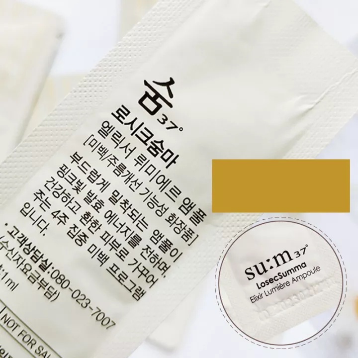 Tinh chất dưỡng trắng da chuyên sâu Su:m37 Losec Summa Elixir Lumiere Ampoule
