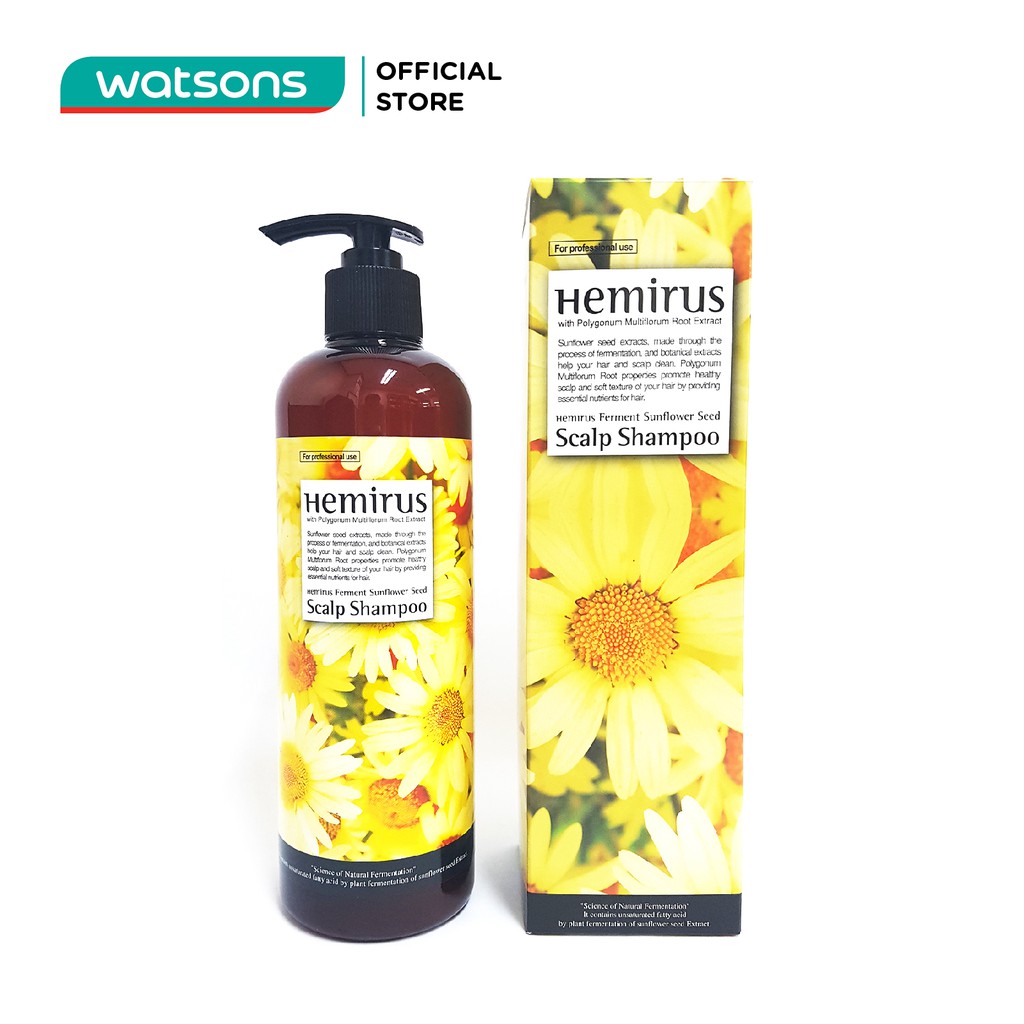 Dầu Gội Đầu Thảo Dược Chăm Sóc Da Dầu Hemirus 500ml