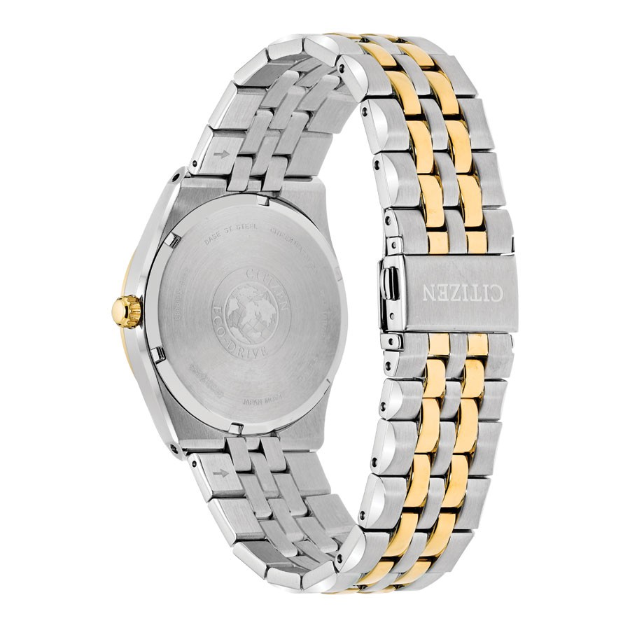 Đồng Hồ Đôi Citizen Dây Kim Loại Eco-drive BM7334-66L (Nam) EW2294-61L (Nữ) - Mặt Xanh