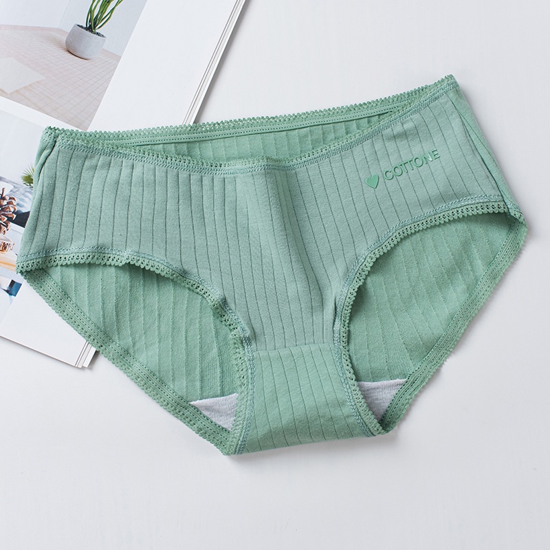 Quần lót nữ cotton tăm cao cấp thoáng khí co giãn kháng khuẩn 223 - HaSong