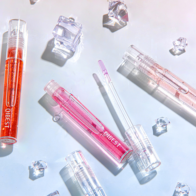 (Hàng Mới Về) Son Bóng Trong Suốt Qibest Giữ Ẩm Môi Không Dễ Phai