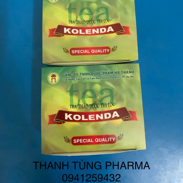 TRÀ THẢO DƯỢC TÚI LỌC KOLENDA MẪU MỚI HỘP 10 GÓI