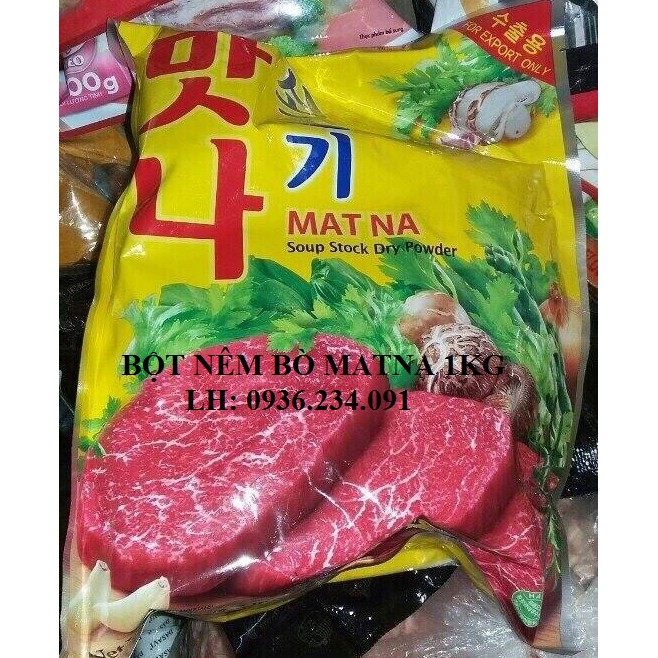 BỘT BÒ MATNA 1KG  HÀN QUỐC