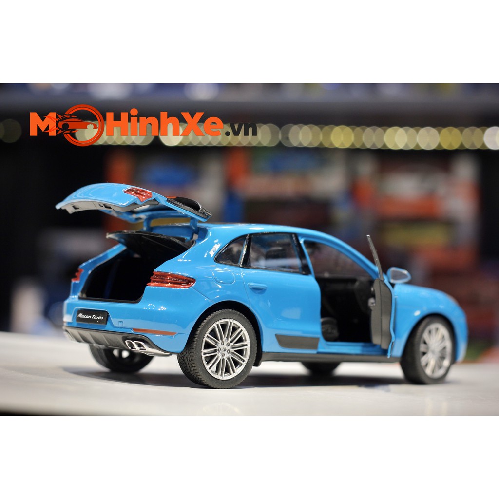 MÔ HÌNH XE PORSCHE MACAN TURBO 1:24 WELLY-FX