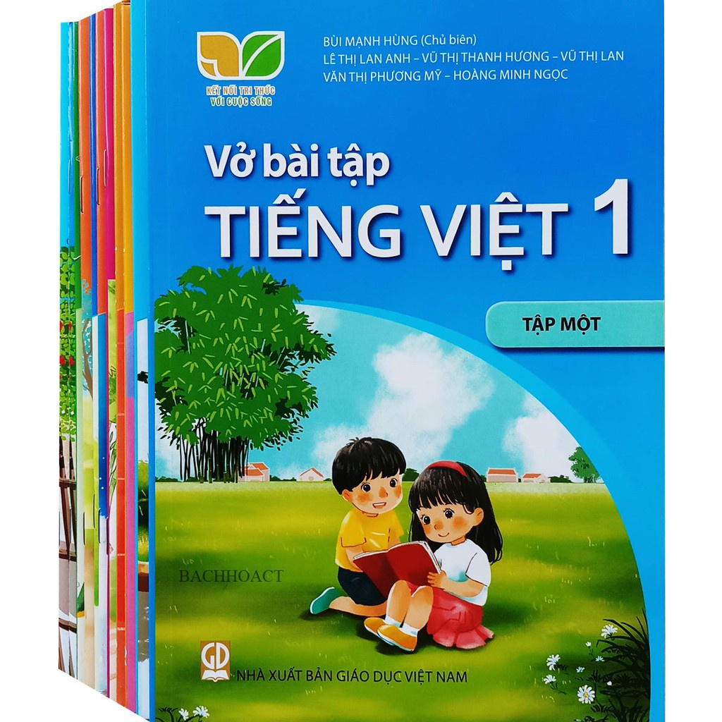 Sách Bộ vở bài tập lớp 1 - Kết nối tri thức với cuộc sống (8 cuốn)