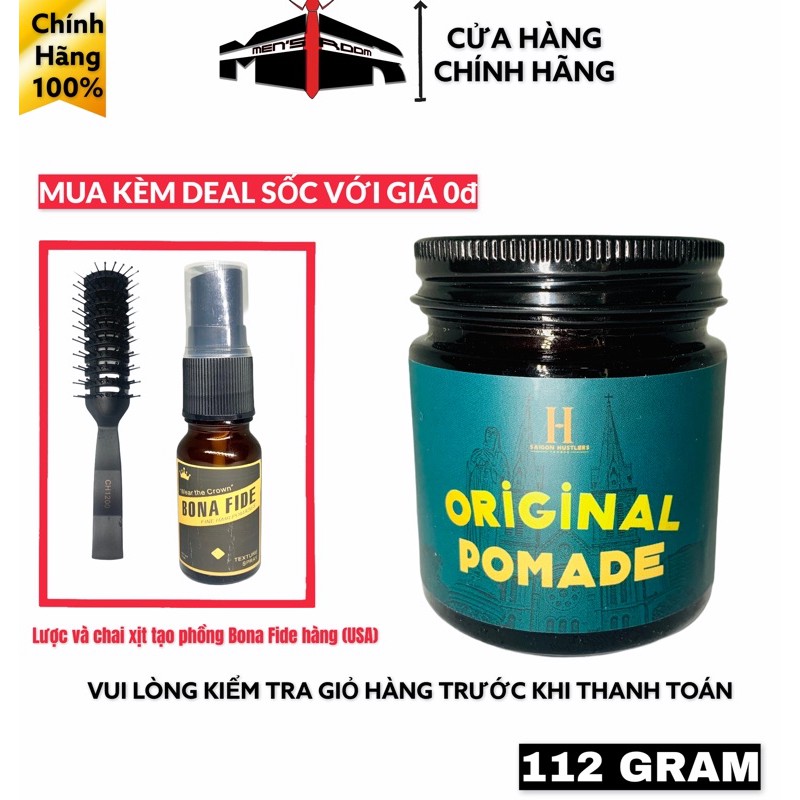 ( MUA KÈM DEAL SỐC 0đ ) Sáp vuốt tóc nam Original Pomade 112g