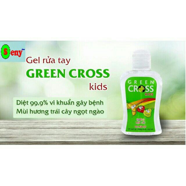 Gel Rửa Tay Khô Greencros 100ml Hương Trái Cây(xuất hoá đơn đỏ)