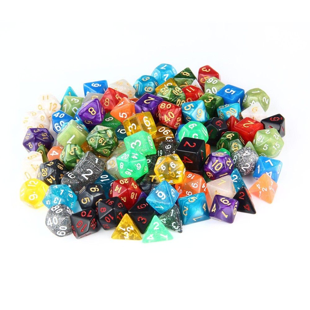 Role Playing Games Dungeons And Dragons Game Dice With Storage Bag-168-OXUI3