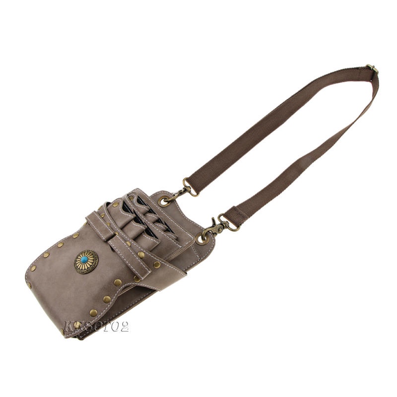 Túi Da PU Đựng Kéo Và Lược Chải Tạo Kiểu Tóc Chuyên Dụng Kesoto2