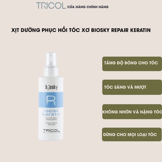 Xịt dưỡng phục hồi và tái cấu trúc tóc Tricol Biosky Repair Keratin Spray 150ml