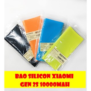 Bao Silicon Cho Pin Sạc Dự Phòng Xiaomi Gen 2S 10000mAh (Gen 2 2018 - 2 cổng USB)