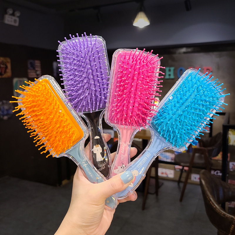 [Hàng mới về] Lược chải tóc gỡ rối có túi đệm khí dùng trong tiệm salon làm tóc