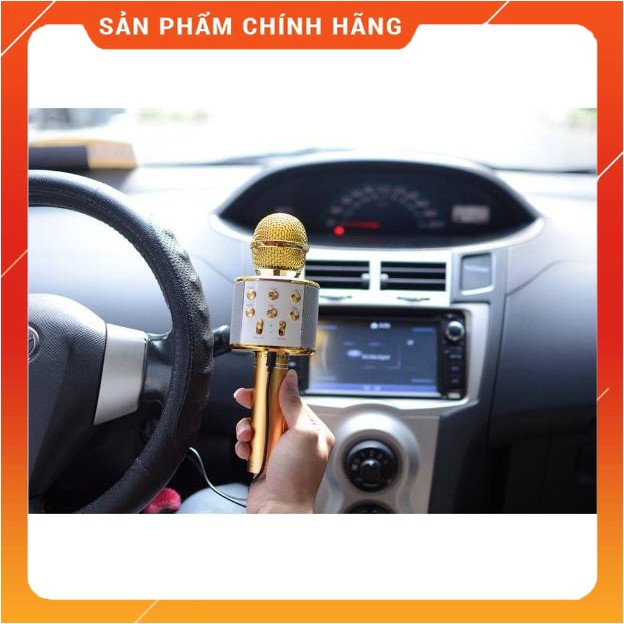 Micro Karaoke KIÊM Loa Bluetooth WS-858 giá rẻ |PKTrungBinh