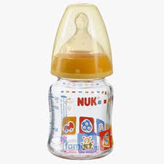 Bình sữa nuk thủy tinh cổ rộng 120ml