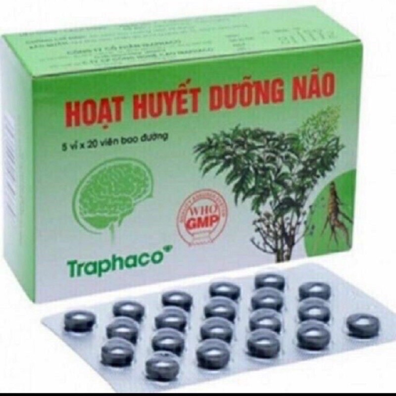 Hoạt Huyết Dưỡng Não Traphaco hộp 100 viên