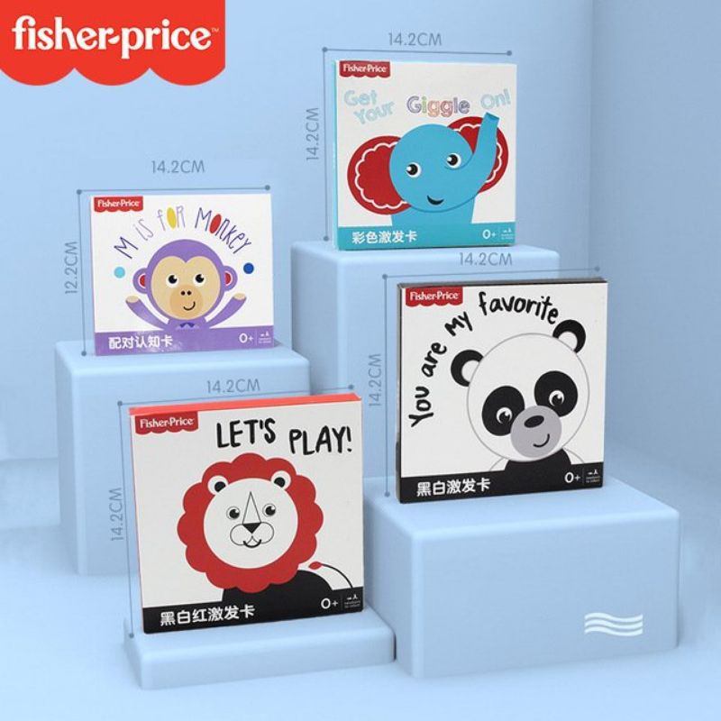 BỘ THẺ KÍCH THÍCH THỊ GIÁC TRẺ SƠ SINH - FISHER PRICE