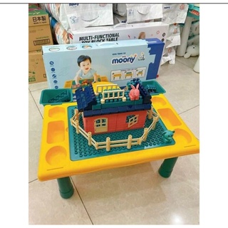 Bộ xếp hình Lego cho bé kèm ghế - quà tặng Moony
